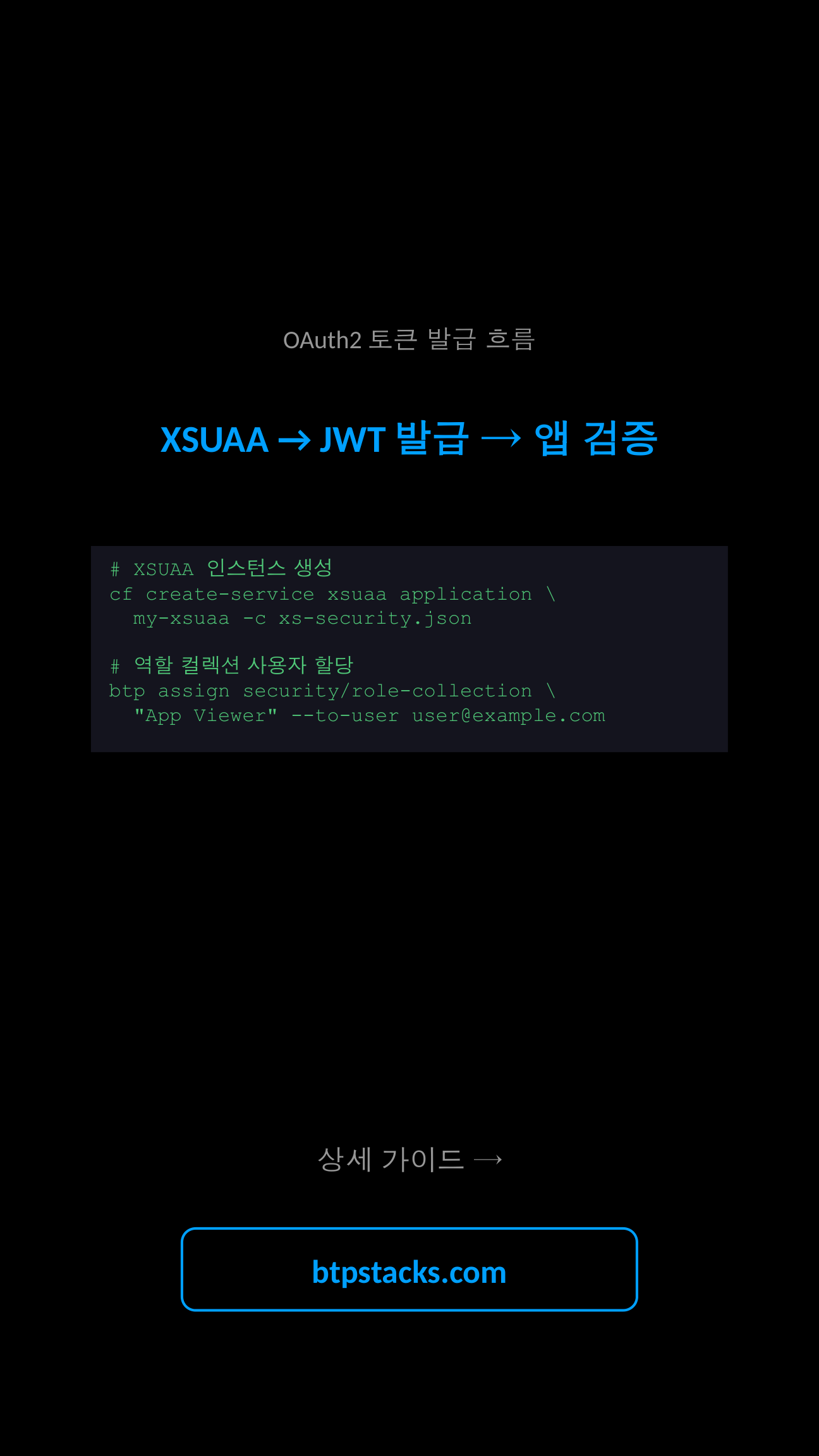 BTP XSUAA 슬라이드 3